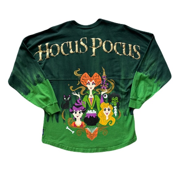 Women's Hocus Pocus Halloween Disneyland Disney  Green Spirit Jersey Size Small - Picture 1 of 9